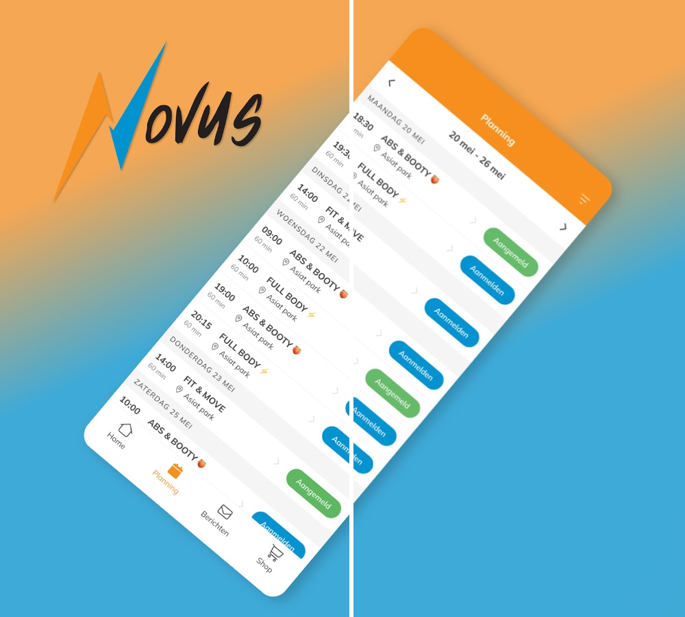 Novus App Screenshot